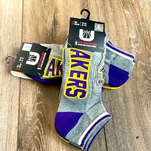 Los Angeles Lakers NBA men’s low cut socks new